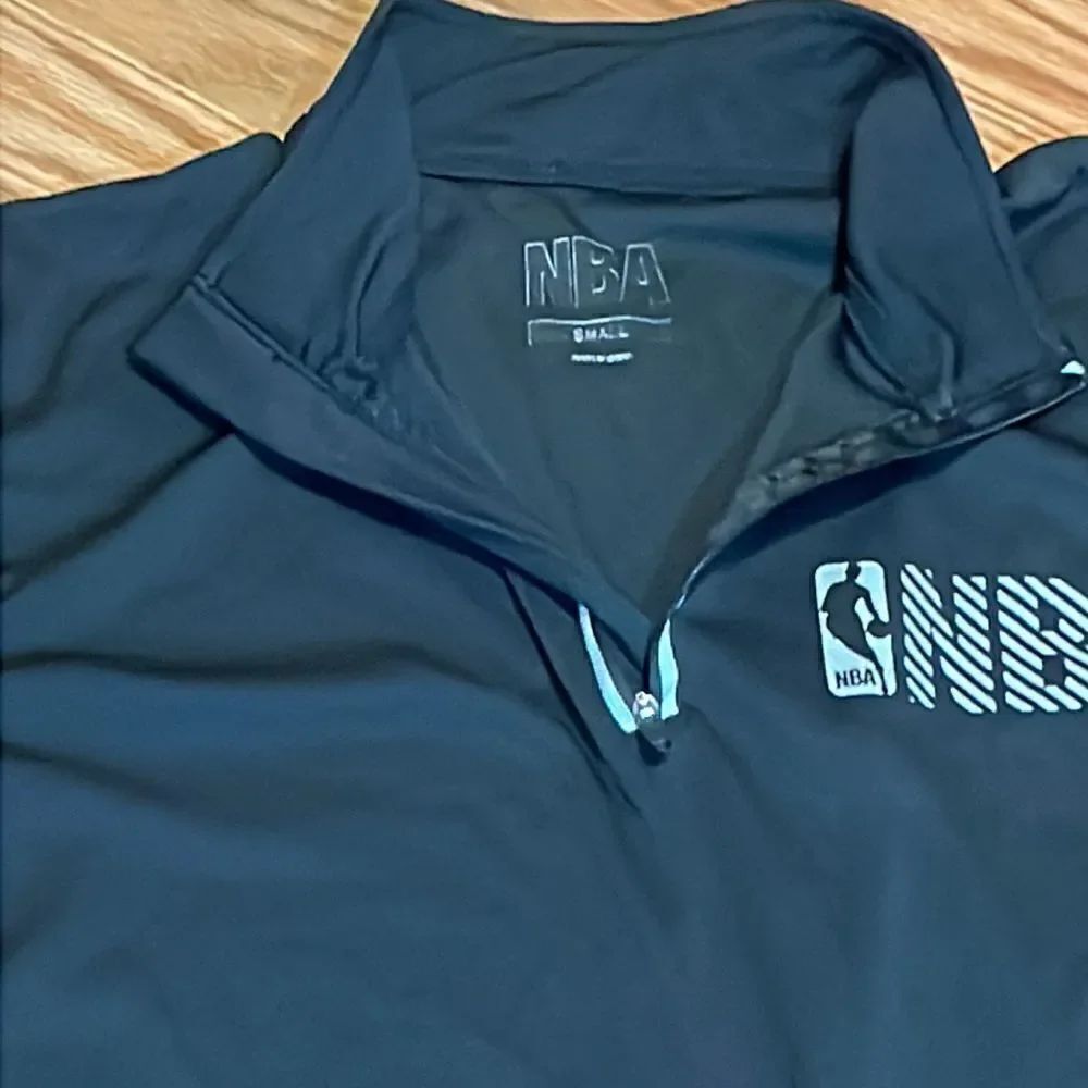 NBA 1/4 Zip Jacket, black, Small - Picture 4 of 9